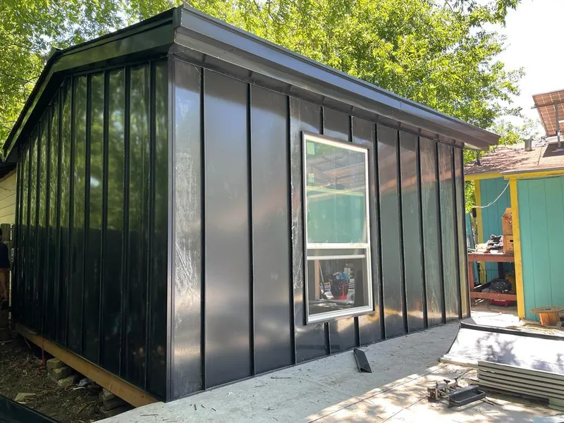 Black standing seam metal wall panels for Roof Inspection in Coronado